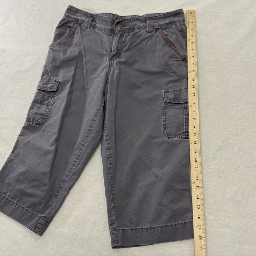 Carhartt Cargo Crop Pants Womens 10 Relaxed Fit Utility Pockets Outdoor Work - Picture 8 of 11